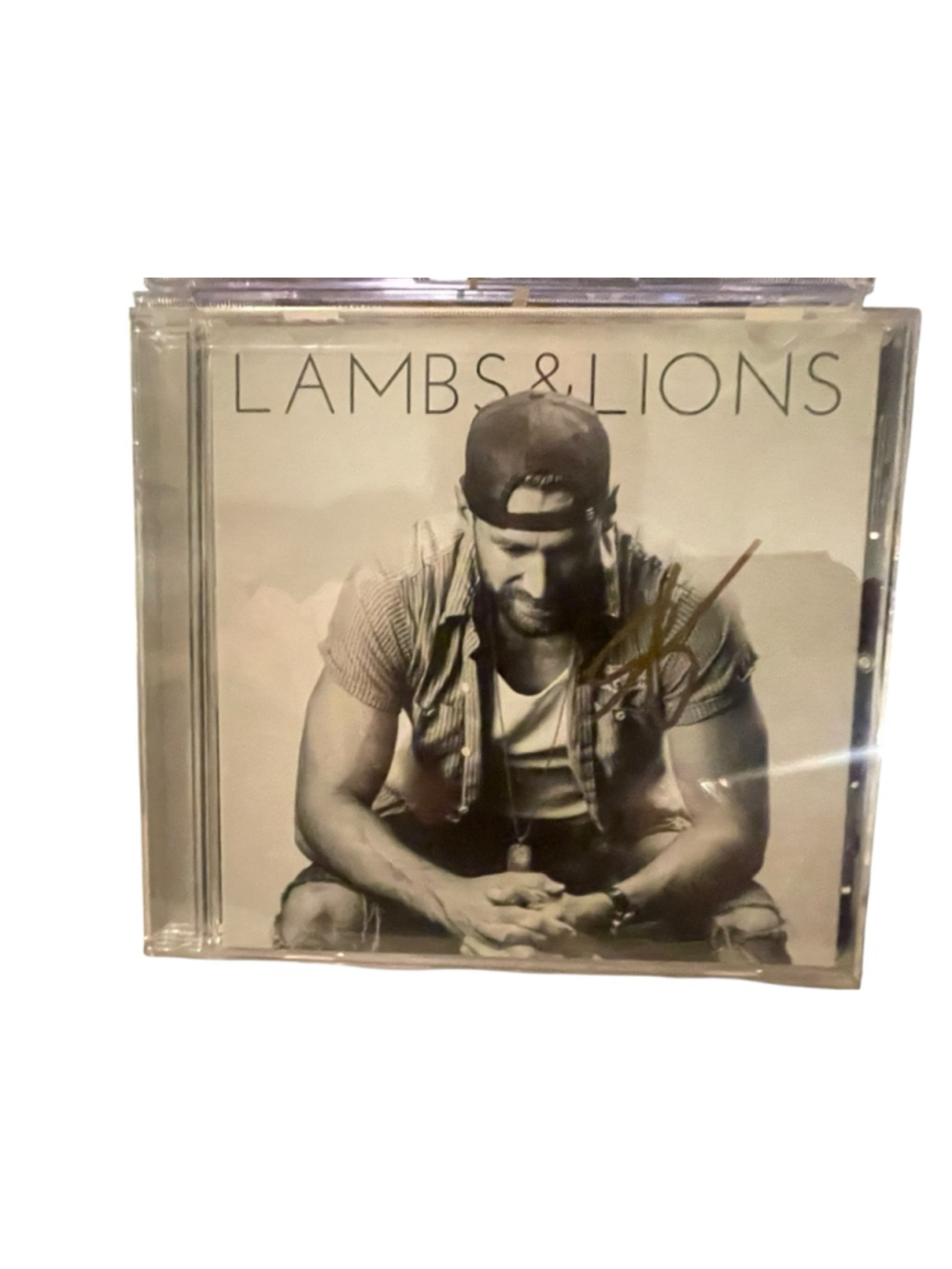 Autographed signed Chase Rice Lambs & Lions CD - brand new